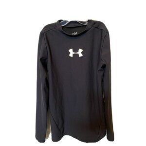 Under Armour Youth Boys Long Sleeve Cold Gear Fitted Shirt Size Large
